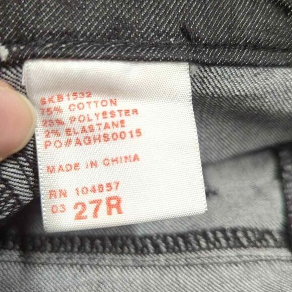 AG Adriano Goldschmied The Jegging Super Skinny fit gray twill pants size 27R - Picture 10 of 12